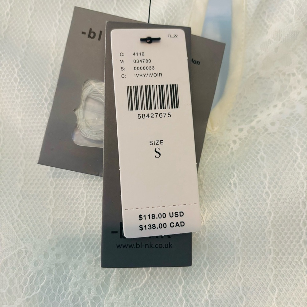 Anthropologie Bl-NK Tali Embroidered Lace Top S NWT - Picture 12 of 12